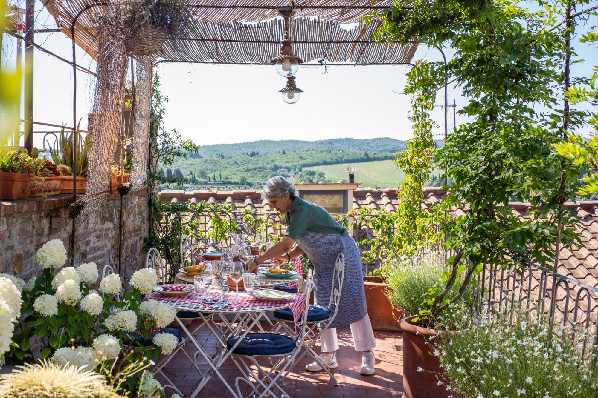 Le Terrazze Del Chianti B&B Residenza D'Epoca E Di Charme San Donato in Poggio Exterior foto